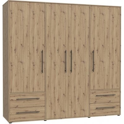 Forte 210 cm se zásuvkami Jupiter D78 Dub Artisan MKSS841 – Zboží Dáma