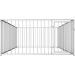 vidaXL Venkovní psí kotec 200 x 400 x 100 cm – Zboží Dáma