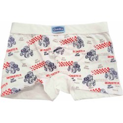 Gasolino 3626 chlapecké boxerky bílá