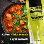 Adventure Menu Lightweight Kuře Tikka Masala s rýží basmati 400 g – Zboží Dáma