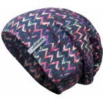 Sensor čepice merino impress černá floral – Zboží Dáma