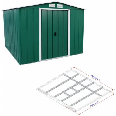 Duramax Titan Eco XL 6,3 m² + podlahové profily zelený 60161+57112 – Hledejceny.cz