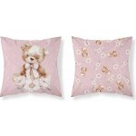 Detexpol Medvídek mašle Bavlna 40 x 40 cm – Zboží Dáma