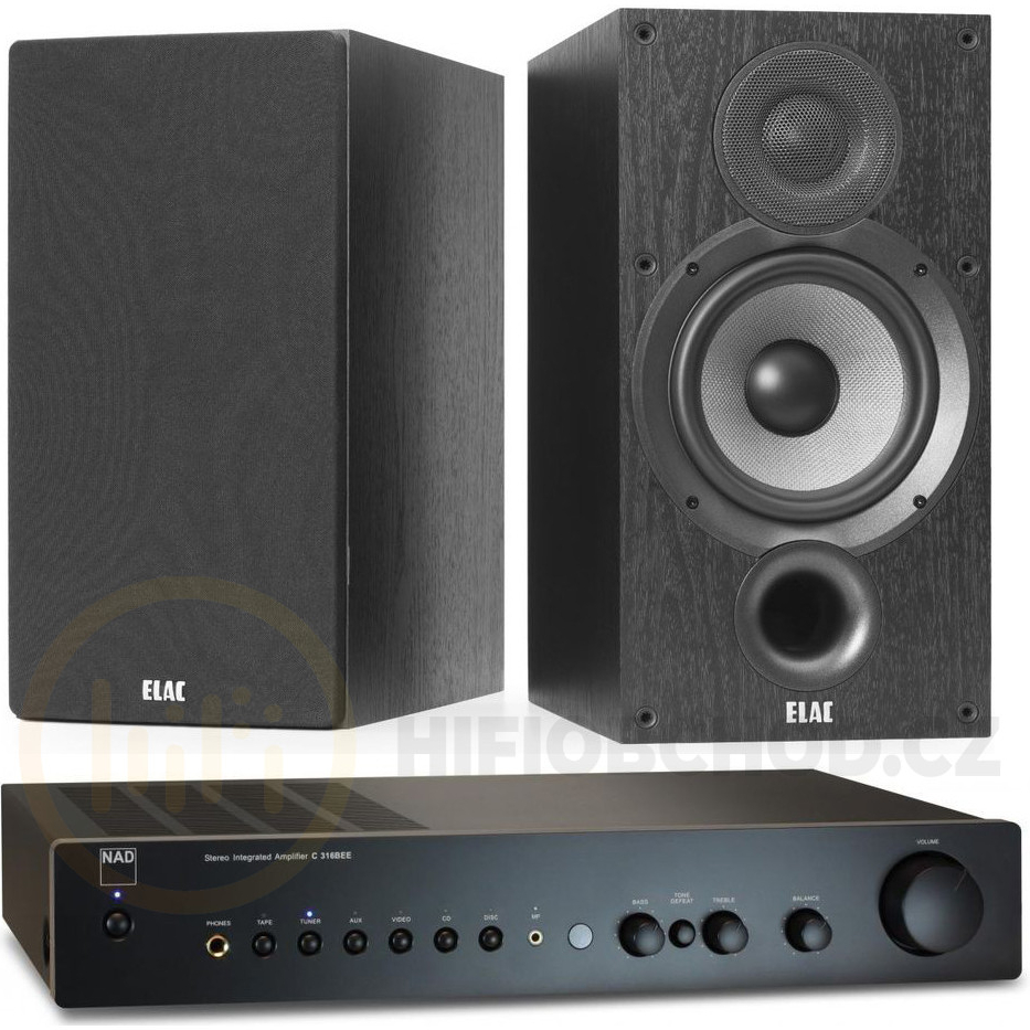 NAD + Elac NAD C316 + Elac Debut B6.2