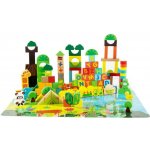 Eco Toys dřevěné naučné kostky Puzzle 198 ks – Zbozi.Blesk.cz