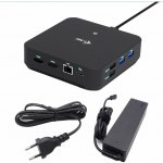 i-Tec USB-C DP Dual HDMI Docking Station with Power Delivery 100 W + i-Tec Universal Charger 100W C31TRIVIDPRO100W – Zboží Živě