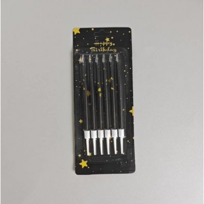 Dortisimo Svíčky Star černé se zlatým zdobením – Sleviste.cz