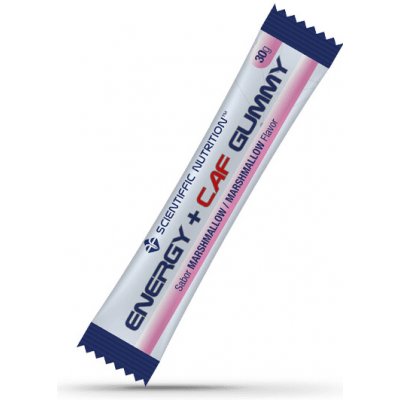 Scientiffic Nutrition Energetické gumové bonbony s kofeinem 3x10 g marshmallow – Zboží Dáma