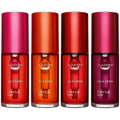 Clarins Water Lip Stain matný lesk na rty s hydratačním účinkem 06 Sparkling Red Water 7 ml – Zboží Dáma