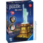 Ravensburger 3D puzzle svítící Socha svobody Noční edice 108 ks – Zboží Mobilmania