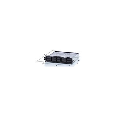 Filtr, vzduch v interiéru MANN-FILTER CUK 28 013 (CUK28013) – Hledejceny.cz