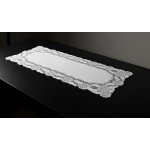 MyBestHome Žakárový ubrus běhoun Sabina bílá 60x120cm – Hledejceny.cz