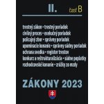 Zákony 2023 II/B - Občianske právo, Trestné právo - Poradca s.r.o. – Hledejceny.cz