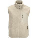 Fur Shear teplá vesta beige/beige – Zboží Dáma