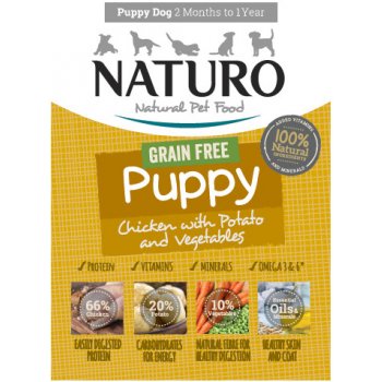 Naturo Puppy Chicken & Rice with Veget 150 g
