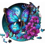 EscapeWelt Dřevěné luminiscenční Motýl 200 dílků – Hledejceny.cz