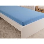 B.E.S. Petrovice Prostěradlo jersey česaná bavlna mako Nebeské modré 90x200 – Sleviste.cz