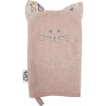 Eko EKO žínka bavlněná s oušky Cat Rose pink 20x15 cm – Zboží Dáma