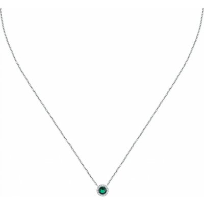 La Petite Story Elegantní stříbrný náhrdelník se zirkony LPS10AWV06 – Zboží Mobilmania