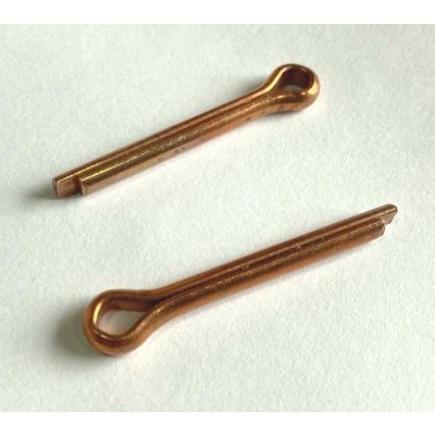 Závlačka DIN 94 - 4 x 32 mm - měděná / CU – Zboží Mobilmania