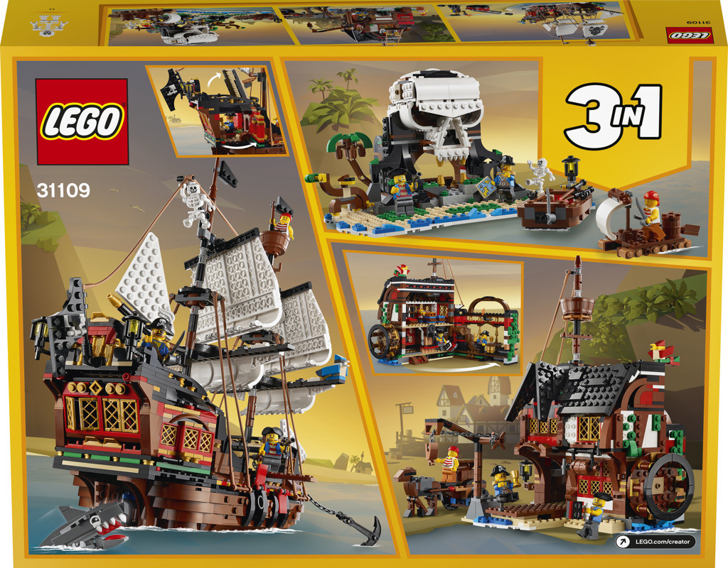 LEGO® Creator 31109 Pirátska loď od 2 293 Kč - Heureka.cz