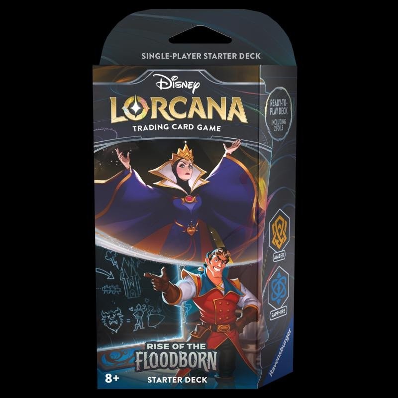 Disney Lorcana TCG: Rise of the Floodborn Starter Deck Amber / Sapphire