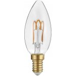 Diolamp LED Spiral Filament Candle Clear žárovka 3W/230V/E14/2700K/220Lm/300° – Hledejceny.cz