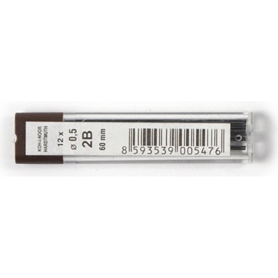 KOH-I-NOOR Tuhy do mikrotužky B2 4152 0,5mm 12 ks – Zboží Mobilmania