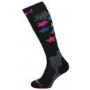 Blizzard Viva Flowers Ski socks Junior Černá