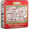 Puzzle Eurographics Kovová krabička Holiday Dogs Tin 1000 dílků