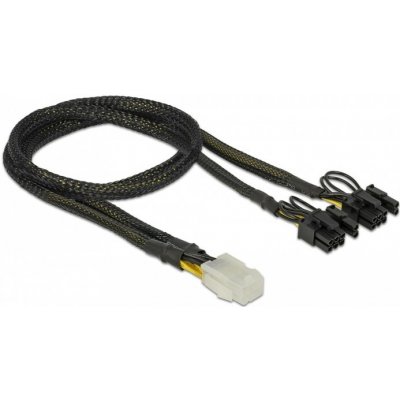 Delock PCI Express6 pin samice > 2 x 8 pin samec 30 cm 85455 – Zboží Mobilmania