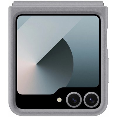 Samsung Galaxy Z Flip6 Ochranný kryt z veganské kůže Gray EF-VF741PJEGWW – Zboží Živě