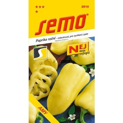 SEMO Paprika roční - zeleninová, pro rychlení i pole AMY – Zboží Mobilmania