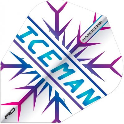 Red Dragon Gerwyn Price Iceman - V-Standard - Rainbow Snowflake RF6850 – Zboží Dáma