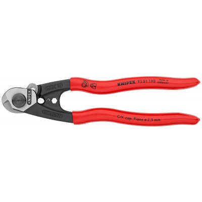 Nůžky na ocelová lanka kované 190 mm KNIPEX 95 61 190 – Zbozi.Blesk.cz