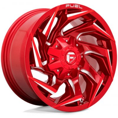 Fuel D754 REACTION 10x20 5x114,3 ET18 candy red milled – Zbozi.Blesk.cz