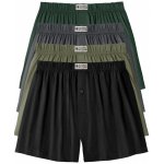 Blancheporte sada 4 jednobarevných trenýrek khaki+šedá+černá 77/84 – Zboží Dáma