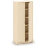 Mirelli, Kancelářská skříň 800 x 400 x 1800 mm, bříza – Zboží Dáma