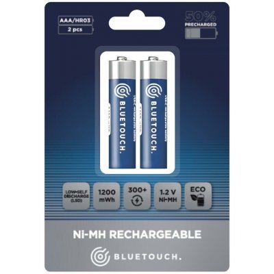 BLUETOUCH nabíjecí baterie AAA 1200 mWh U1274 – Zboží Živě