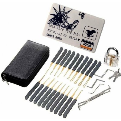 Mobilly sada planžet lockpick 30v1 s průhledným trénovacím zámkem ML0003 – Zboží Dáma