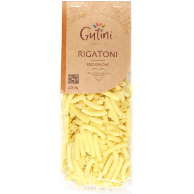 Gutini bezlepkové těstoviny Rigatoni 250 g