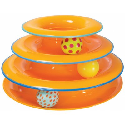 PETSTAGES Tower třípatrová 25x25x15cm – Zboží Dáma