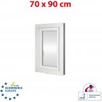 Okna Hned Plastové okno 70x90 cm bílé otevíravé i sklopné levé – Zboží Mobilmania