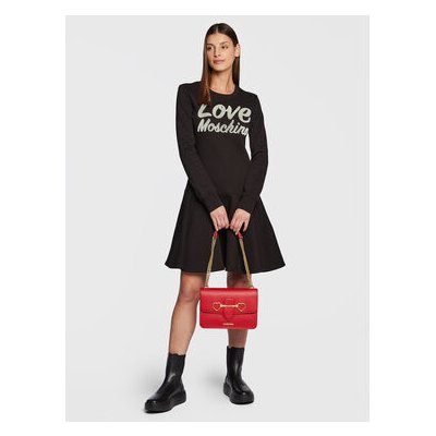 Love Moschino šaty W5D0601M 4432 černá – Zboží Mobilmania