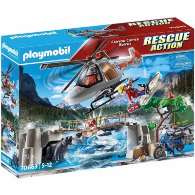 Playmobil 70663 Nasazení helikoptéry v kaňonu – Hledejceny.cz