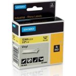 DYMO Originální páska D1 18432 / S0718450 12mm x 5.5m černý tisk/žlutý podklad (S0718450) – Zboží Živě