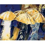 zuty Malování Podle Čísel Lidé Se Zlatými Deštníky 40 x 50 Cm Plátno – Hledejceny.cz