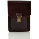 Hajn kožená kapsa na opasek tmavě hnědá – Zboží Mobilmania