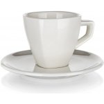 BANQUET Hrnek šálek s podšálkem square ALBA 120 ml – Sleviste.cz