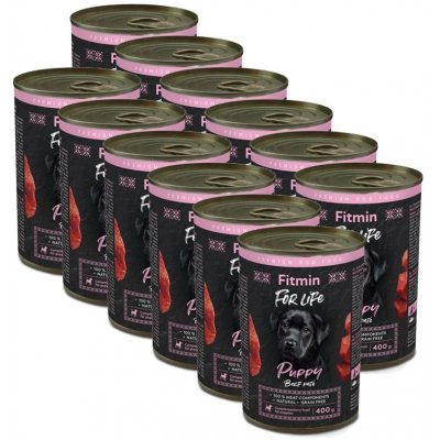 Fitmin For Life Puppy Beef 12 x 400 g – Zbozi.Blesk.cz